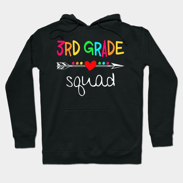 3rd Grade Squad Third Teacher Student Team Back To School Shirt Hoodie by Alana Clothing